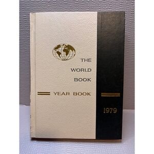 Vintage 1979 World Book Year Book Hardcover Encyclopedia Supplement 1978 Events‎